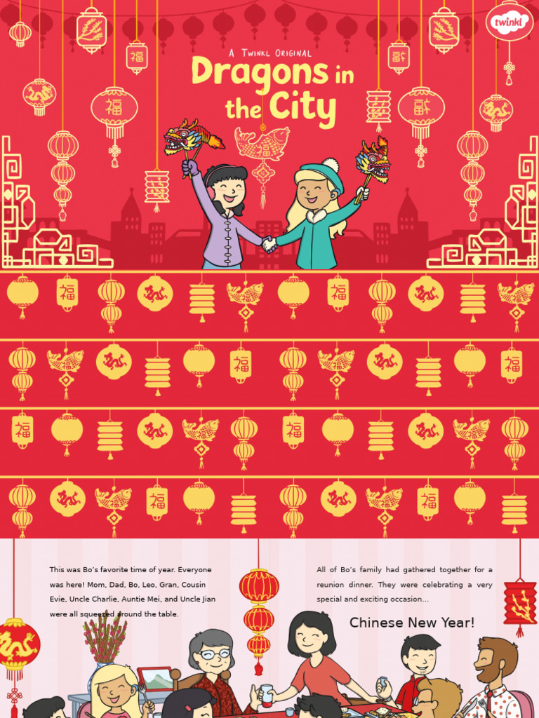 Us L 622 Dragons in The City Story Powerpoint English United States Ver ...