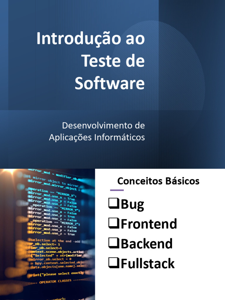Introdução ao Teste de Software e Desenvolvimento | PDF | Testes de ...