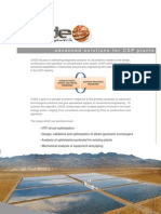 Advanced Solutions for Csp Plants