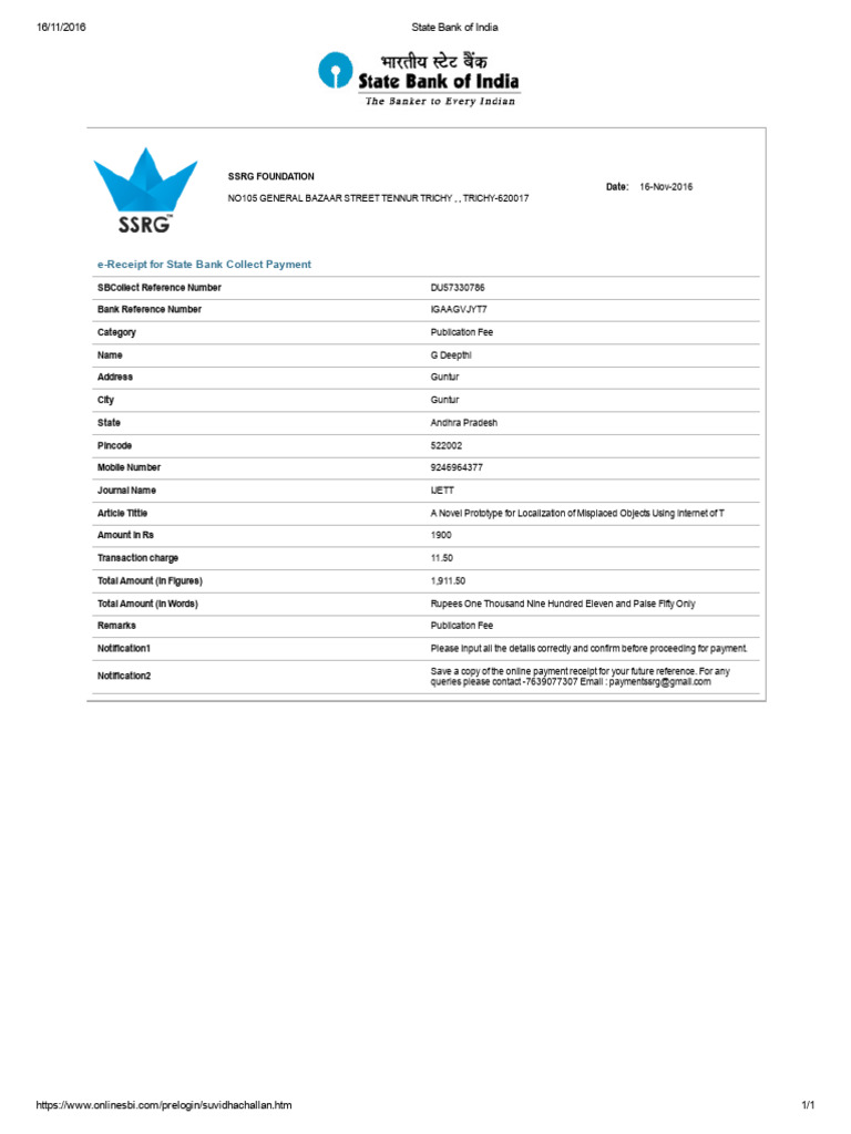 Deepthi Report | PDF | Money | Payments