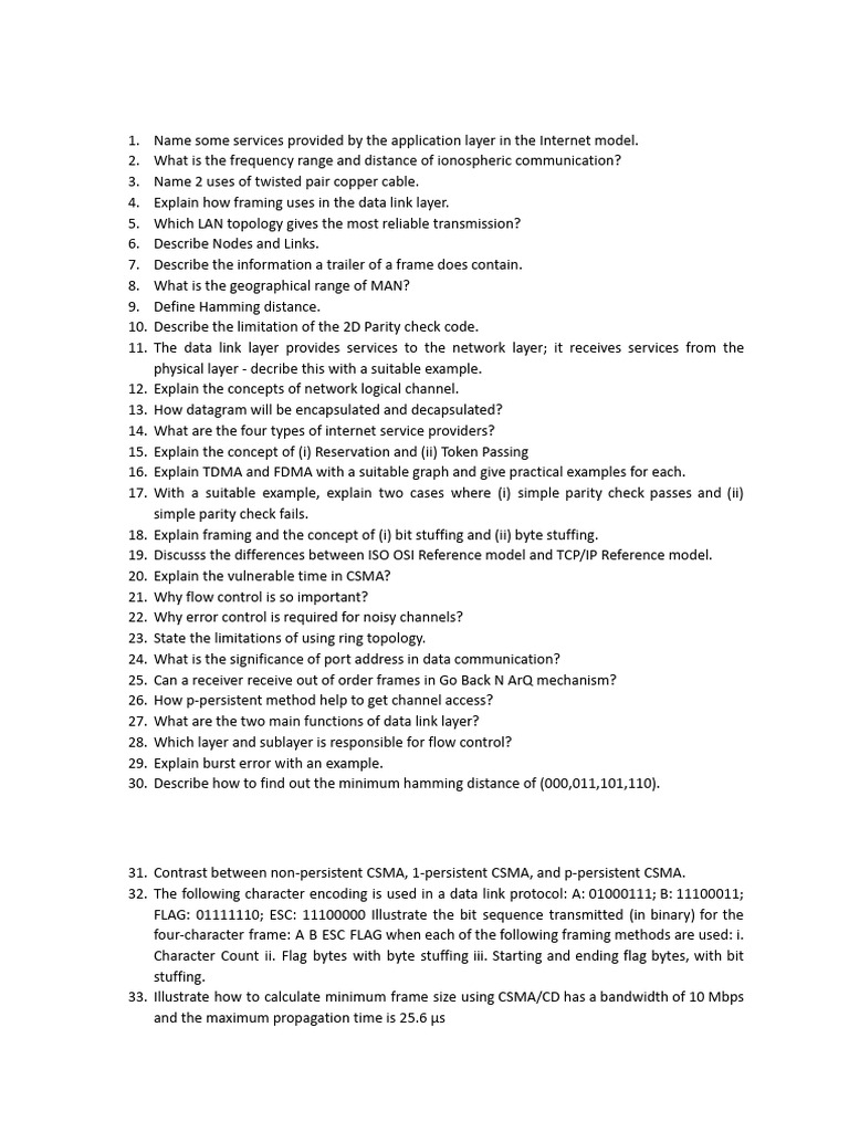 Internet Communication Protocols Overview | PDF | Computer Networking ...