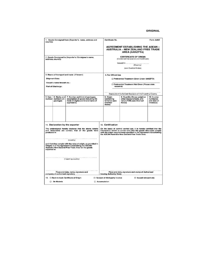 Export Declaration for Bagged Pepper | PDF