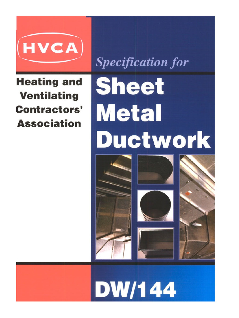 DW/144 Specification for Fire Rated Ducts | PDF | Duct (Flow ...