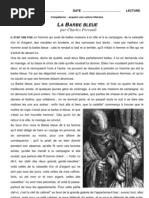 Barbe Bleue Texte Questions de Lecture Et Analyse d'Image