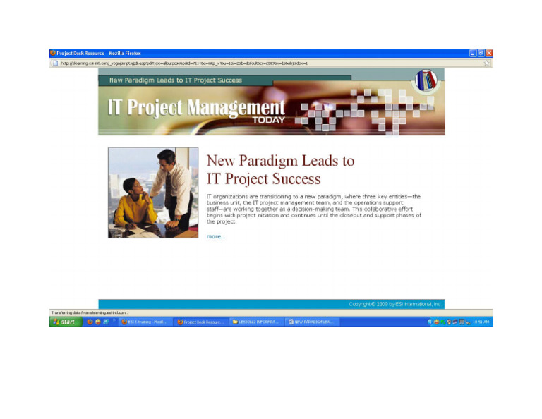 New Paradigm Leads To It Project Success | PDF