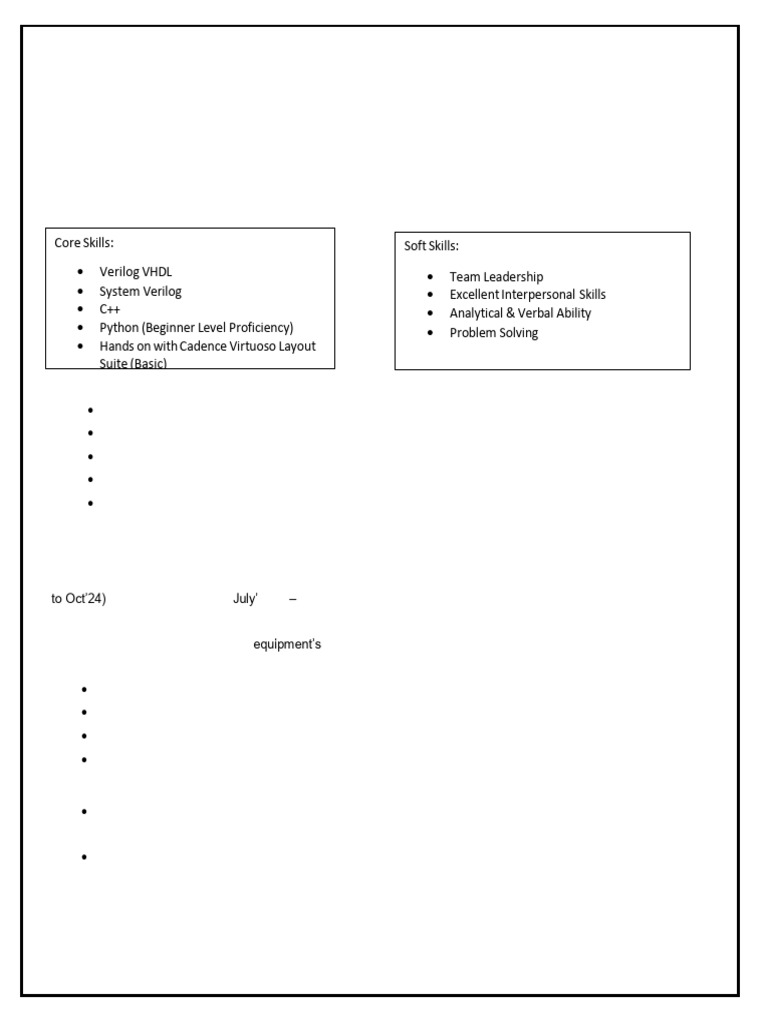 Varun Kulkarni: Electronics Engineer Profile | PDF | Hardware ...