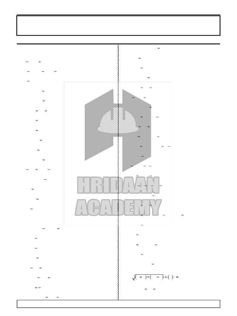 Arithmatic Calculations Basics | PDF | Mathematics | Elementary Mathematics