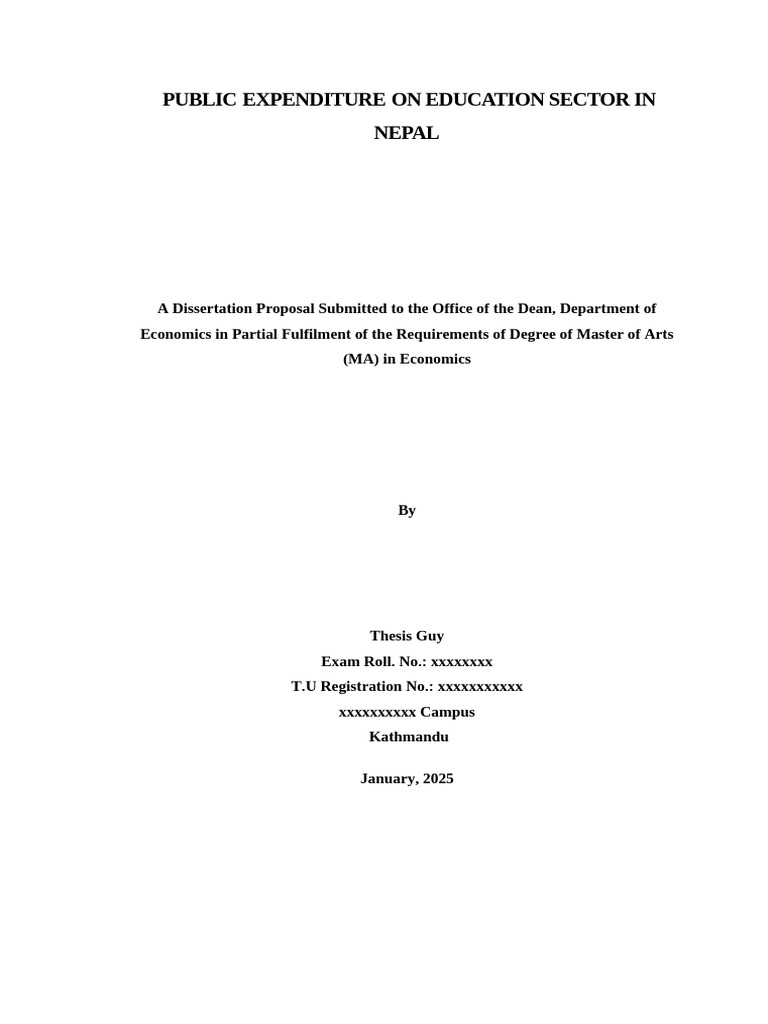 Public Education Expenditure in Nepal | PDF | Government Spending ...