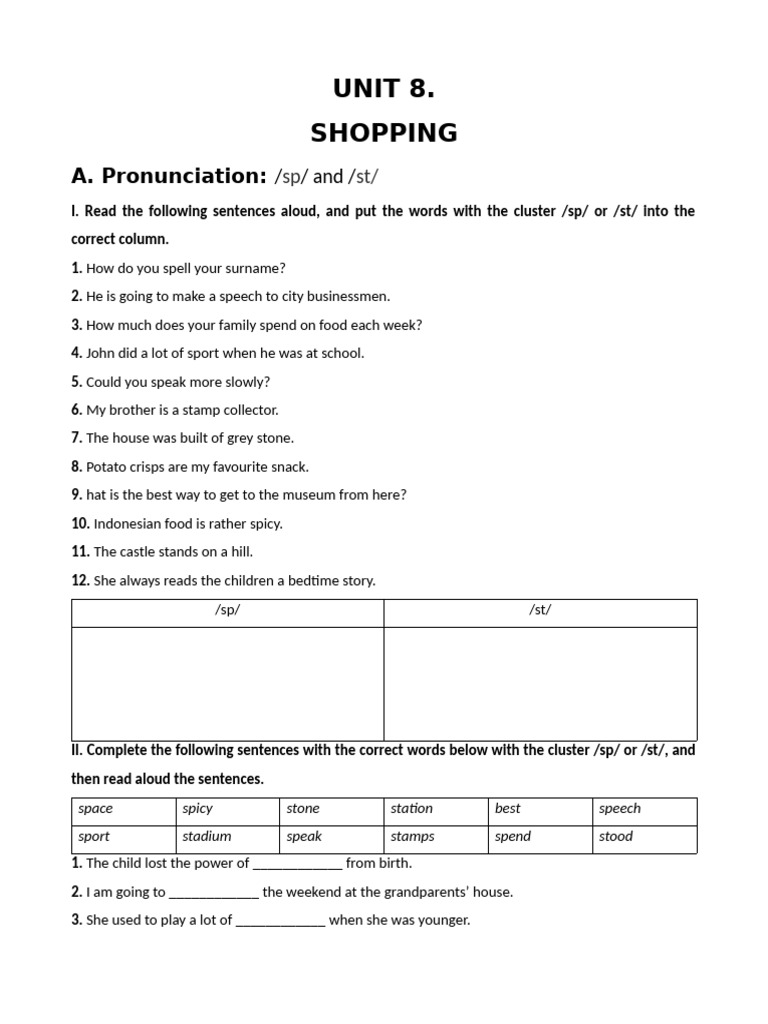 B i t p anh 8 global l u ho ng tr 8 unit 8 shopping pdf online