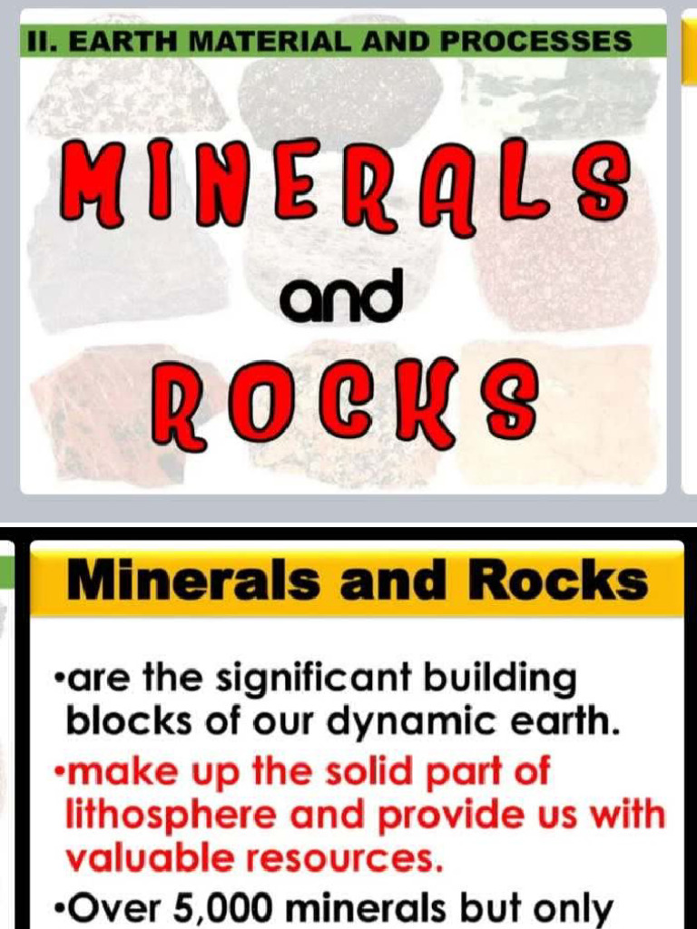 Minerals and Rocks | PDF