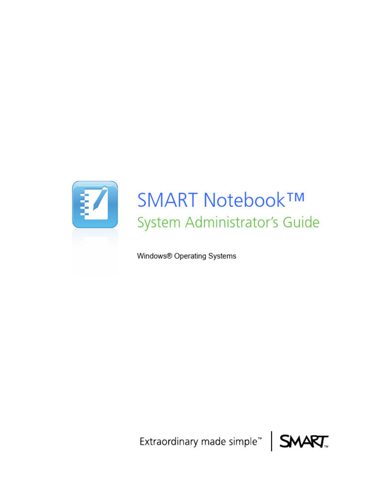 Smart Notebook System Administrator Guide | PDF | Microsoft Windows ...