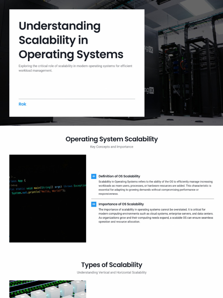 Operating System Scalability – Detailed Presentation (1) | PDF