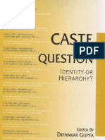 Caste in Question Identity or Hierarchy Contributions To Indian Sociology Occasional Studies 12