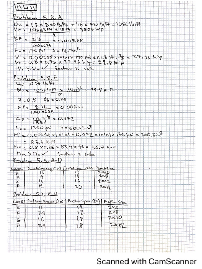 Structural HW11 | PDF
