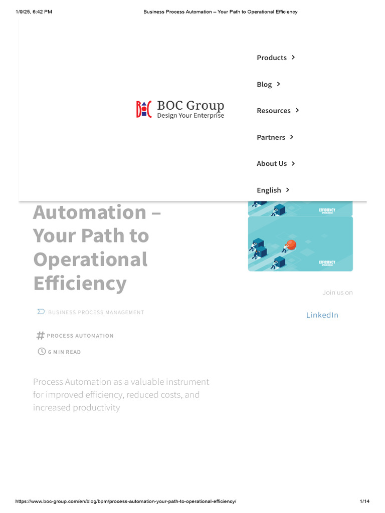 Business Process Automation Insights | PDF | Automation | Business Process