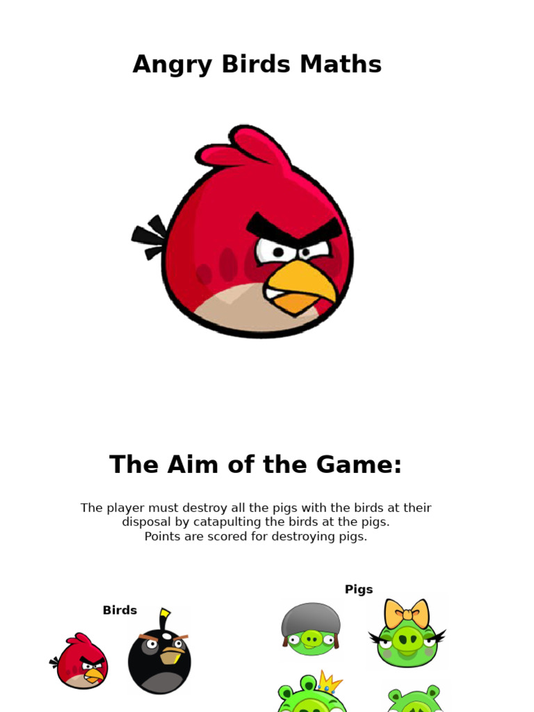 Angry Birds Maths | PDF