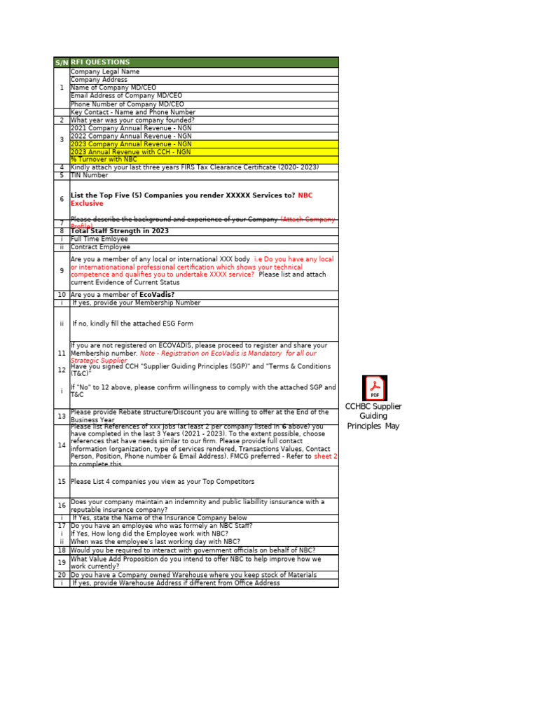 Ariba Audit RFI Submission Details | PDF | Economies | Private Law