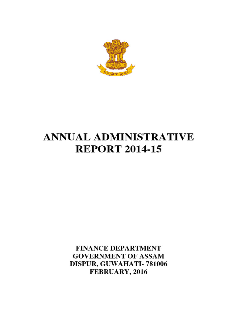 Annual Administraive Report 2015-16 - 0 | PDF | Taxes | Banks