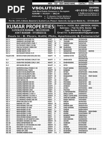 MAR-24 FLAT - FLAT SALE