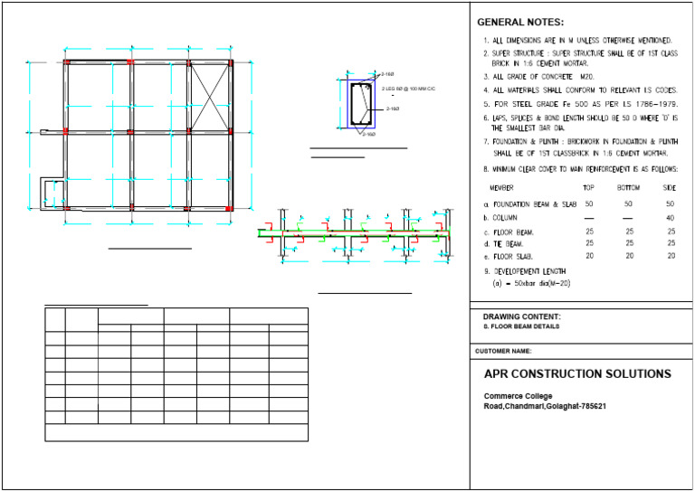 General Notes:: Apr Construction Solutions | PDF