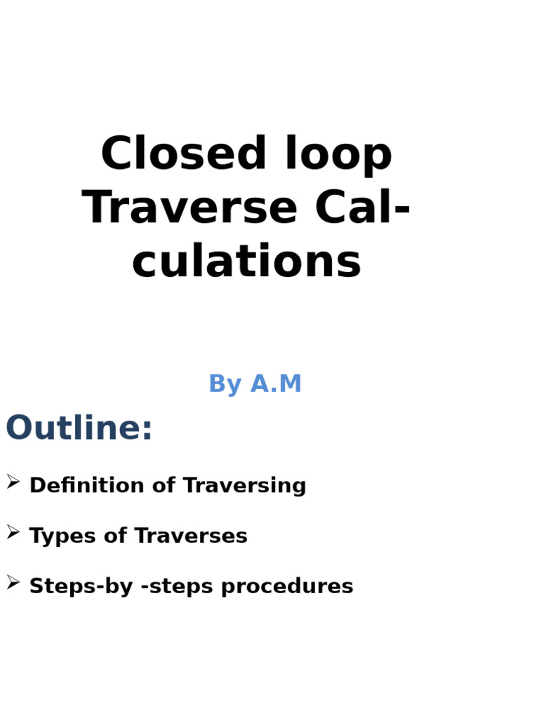 Traverse Compution | PDF | Angle | Azimuth