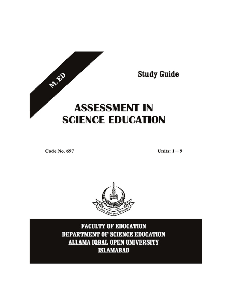 Assessment in Science Education Guide | PDF | Educational Assessment ...