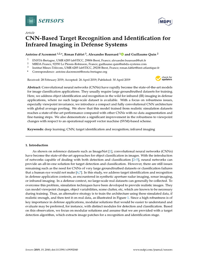 CNN-Based Target Recognition | PDF | Deep Learning | Artificial ...