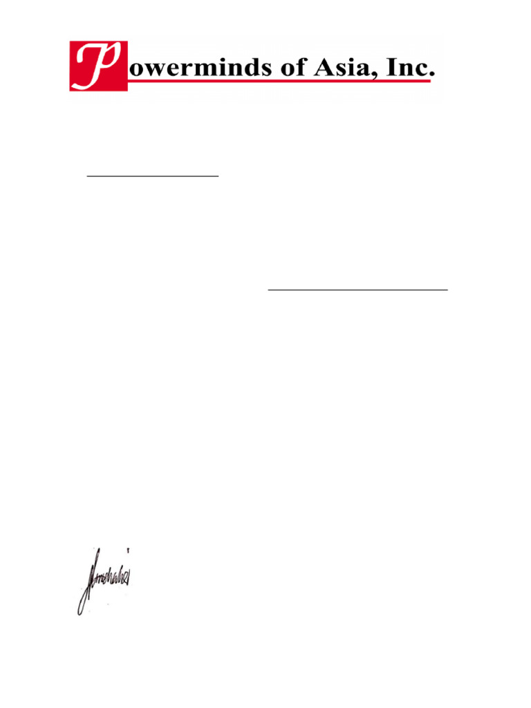 Payroll Endorsement Letter Template | PDF