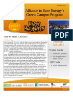 UCM Green Campus Newsletter October 2011