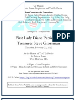 Join Diane Patrick and Steve Grossman in Newton To Support The Obama Campaign