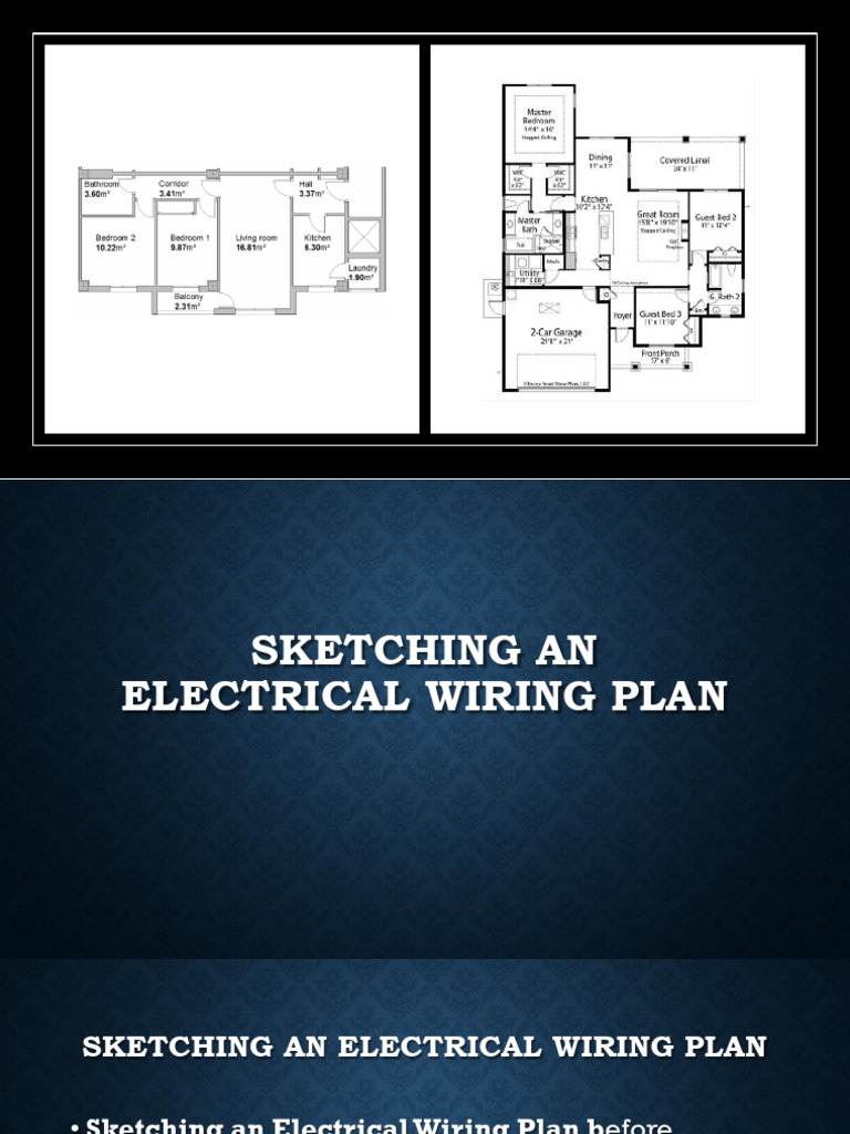 Electrical Wiring Plan Guide | PDF | Kitchen | Room