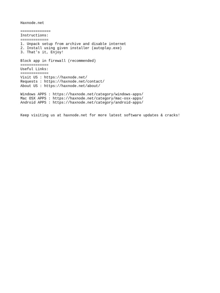 Haxnode Installation Guide | PDF