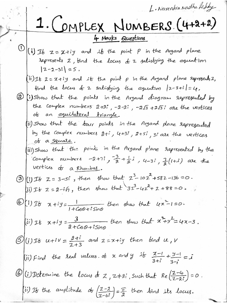 Maths 2a Imp | PDF