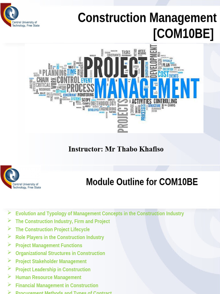 Construction Management Procurement Methods | PDF | Public–Private ...