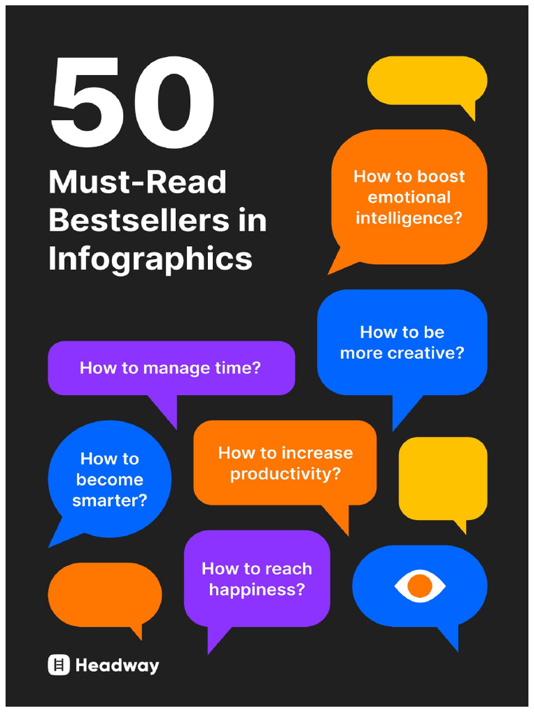 50 Must-Read Bestsellers Infographics | PDF | Graphics Software ...