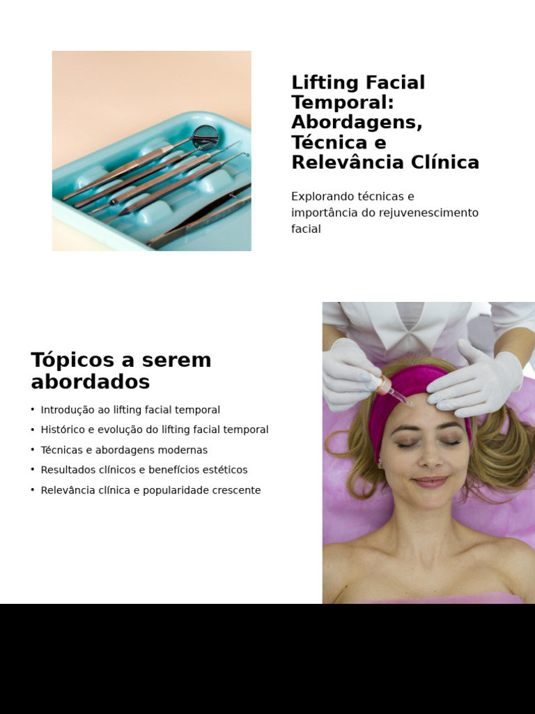 Benefícios do Lifting Facial Temporal | PDF | Especialidades médicas