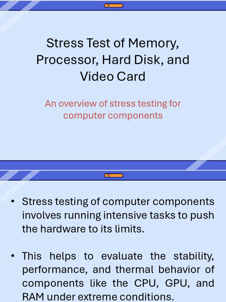 Storage Stress Testing Overview | PDF | Computer Data Storage ...