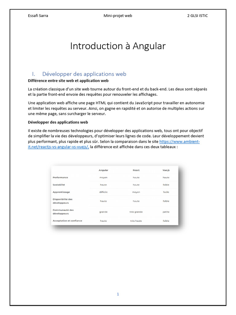Angular 1 Introduction À Angular | PDF | Internet | Internet et Web
