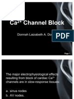 Ca2+ Channel Block