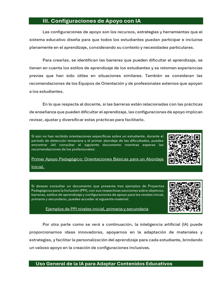 IA en Educación Inclusiva | PDF | Inteligencia artificial ...