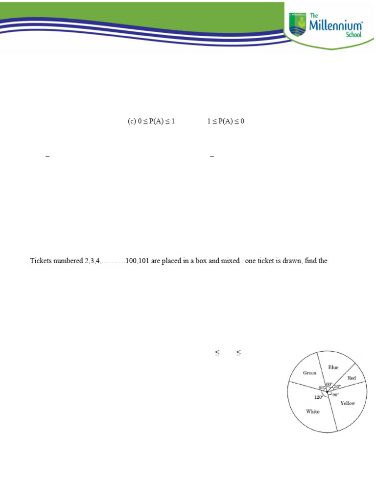 Probability Class 10 Ques Pdf