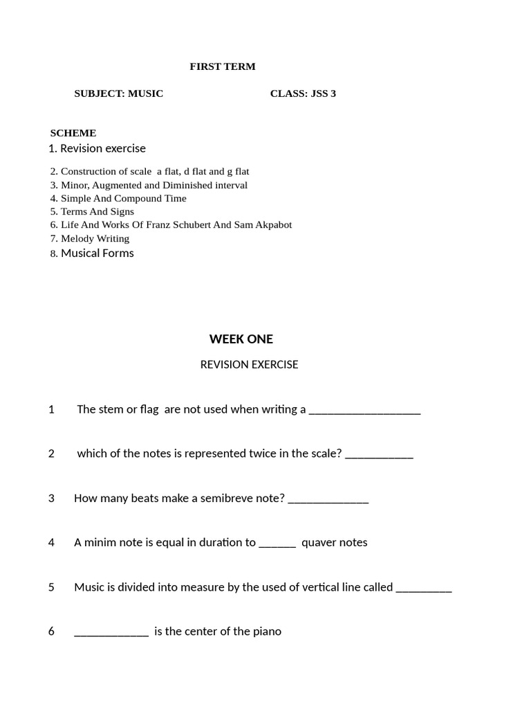 Music | PDF | Musical Forms | Interval (Music)
