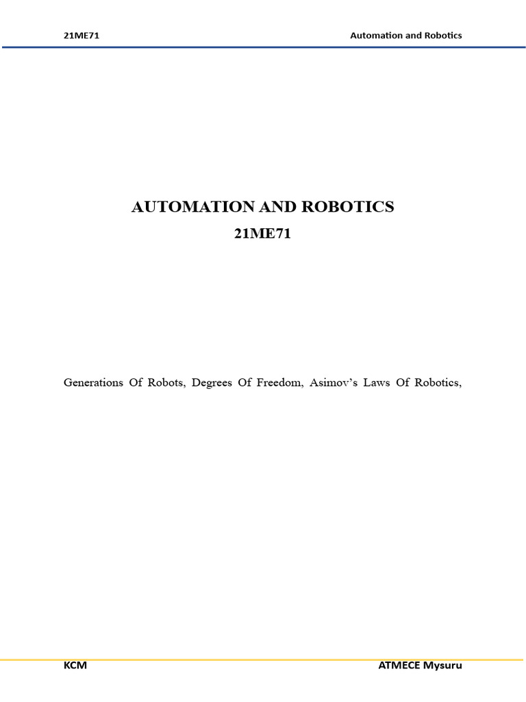 Industrial Robotics Overview and Concepts | PDF | Robotics | Robot