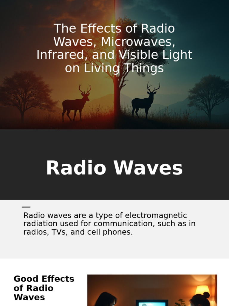 Effects of Electromagnetic Waves on Life | PDF | Infrared | Radiation