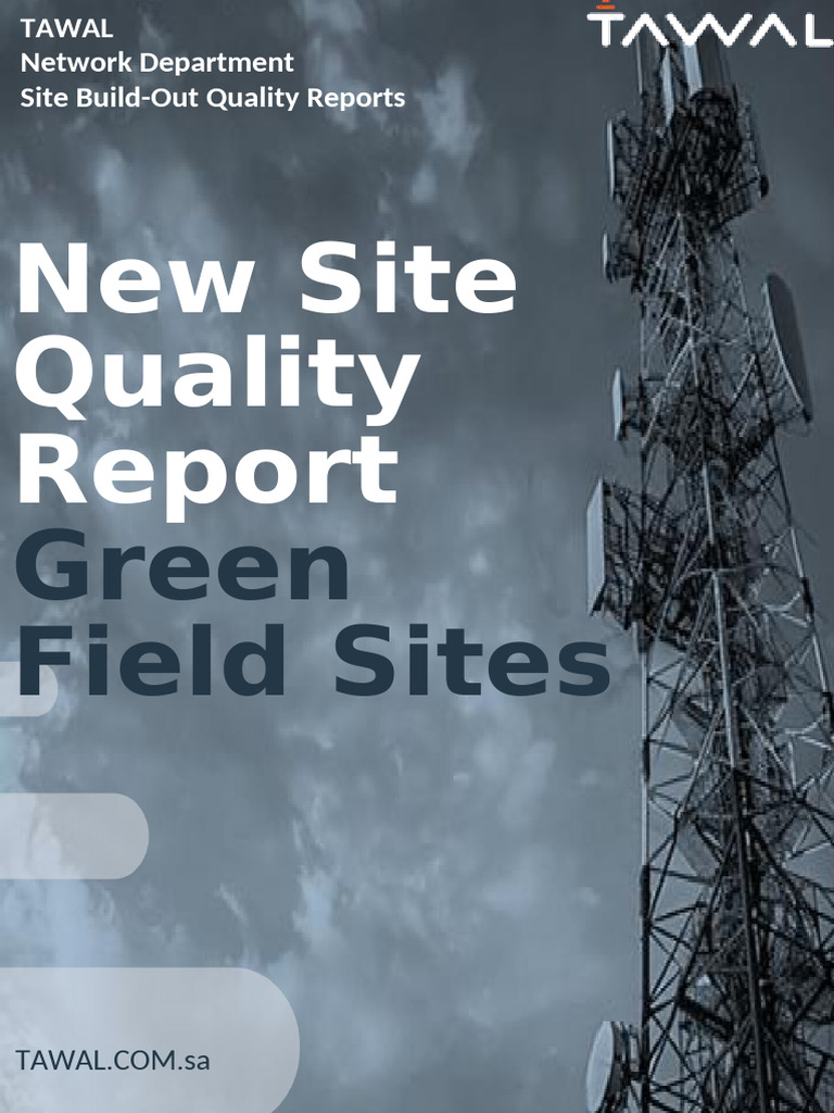 New Site Build-Up Quality Report.v02-Final | PDF | Image Scanner ...
