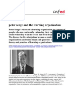 Peter Senge and The Learning Organization