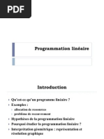 Programmation linéaire