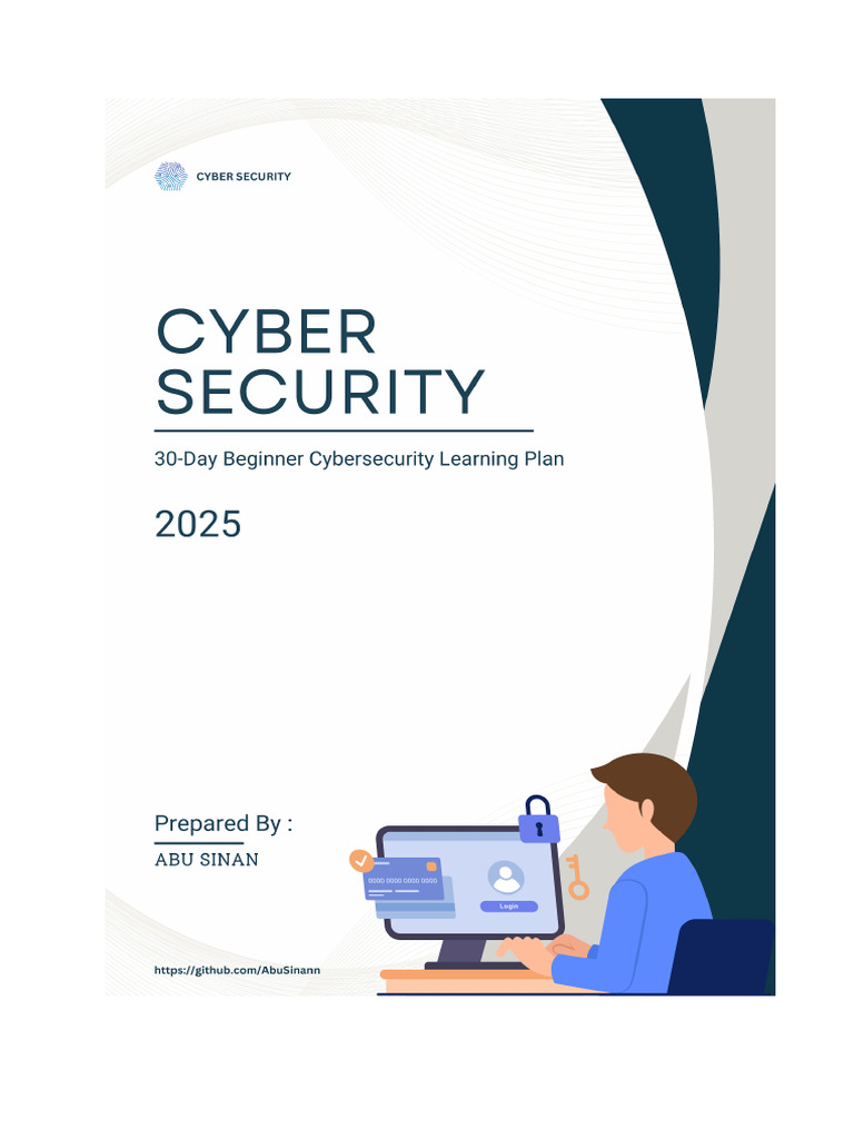 30-Day Beginner Cybersecurity Plan | PDF | Security | Computer Security