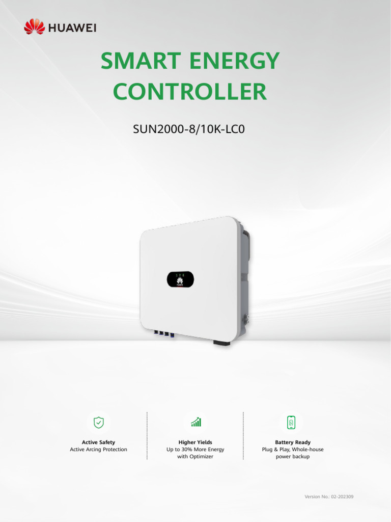 SUN2000-8/10K-LC0 Technical Specs | PDF | Alternating Current | Power ...