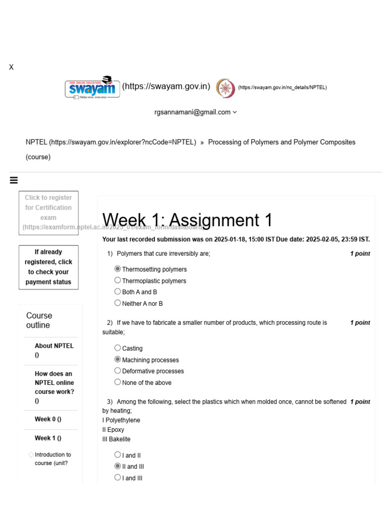 Polymer Processing Techniques Quiz | PDF | Thermoplastic | Plastic